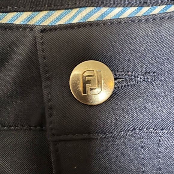 Bundle/2 Men’s FootJoy Golf Slacks. 1 Navy and 1 Tan. Size 38/30. Athletic Fit. - Picture 2 of 16